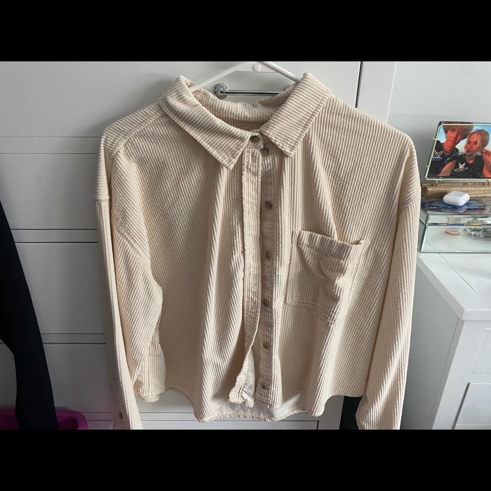 corduroy button up